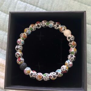 Mickey and friends rubber bead bracelet 2.5 in diameter